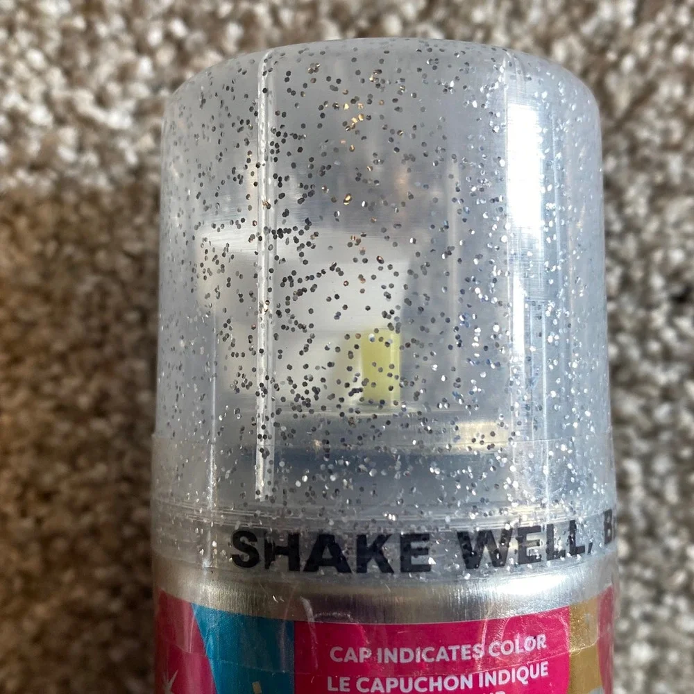 Unique silver glitter